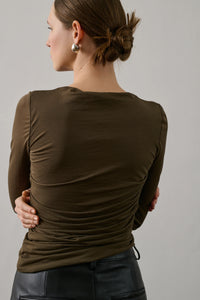 CAMISETA Soeur Paris AW25 Gaia marron/khaki