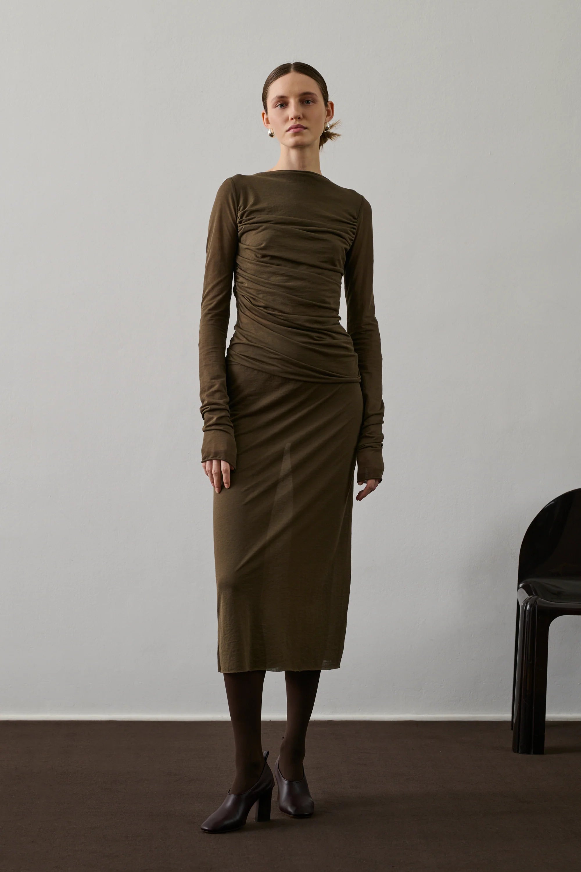 CAMISETA Soeur Paris AW25 Gaia marron/khaki
