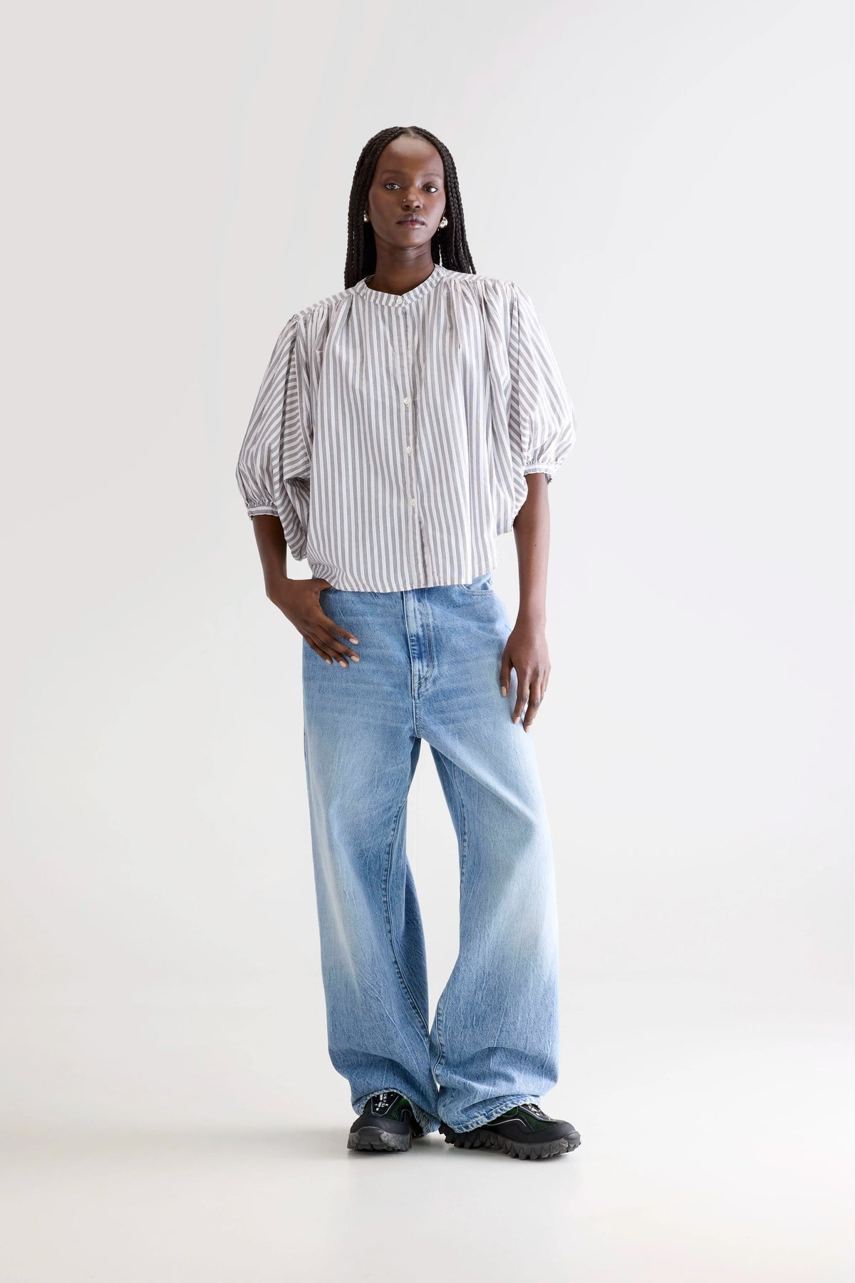 BLUSA Bellerose AW25 Ink stripe a