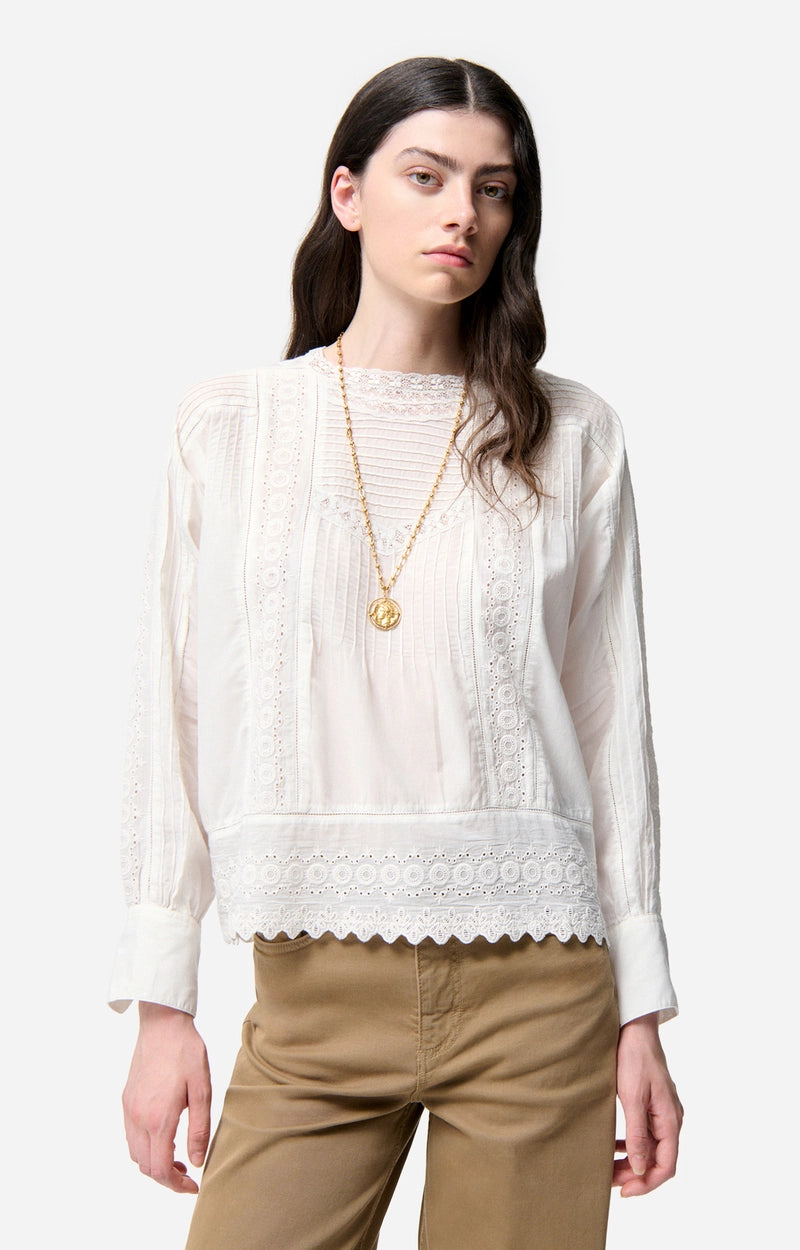 CAMISA Vanessa Bruno AW25 Florita blanc