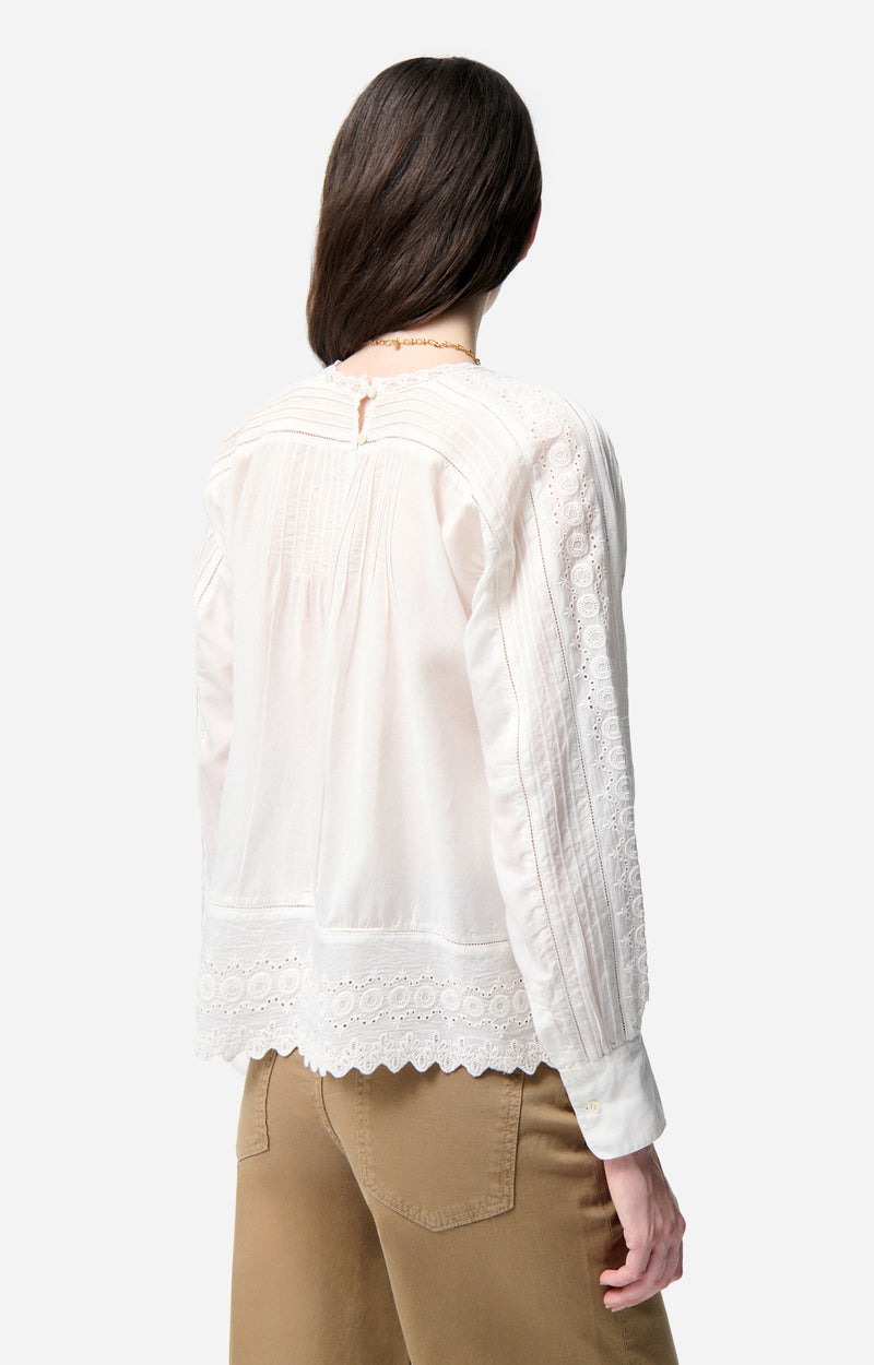 CAMISA Vanessa Bruno AW25 Florita blanc