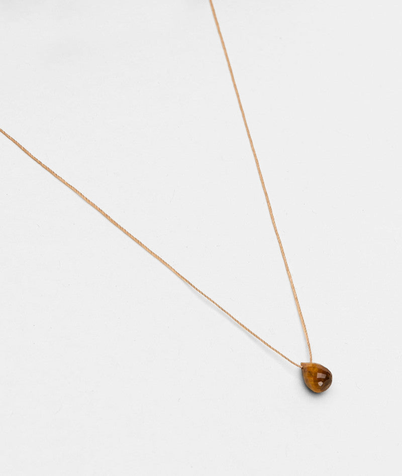 COLLAR Une a Une Goutte Tiger eye