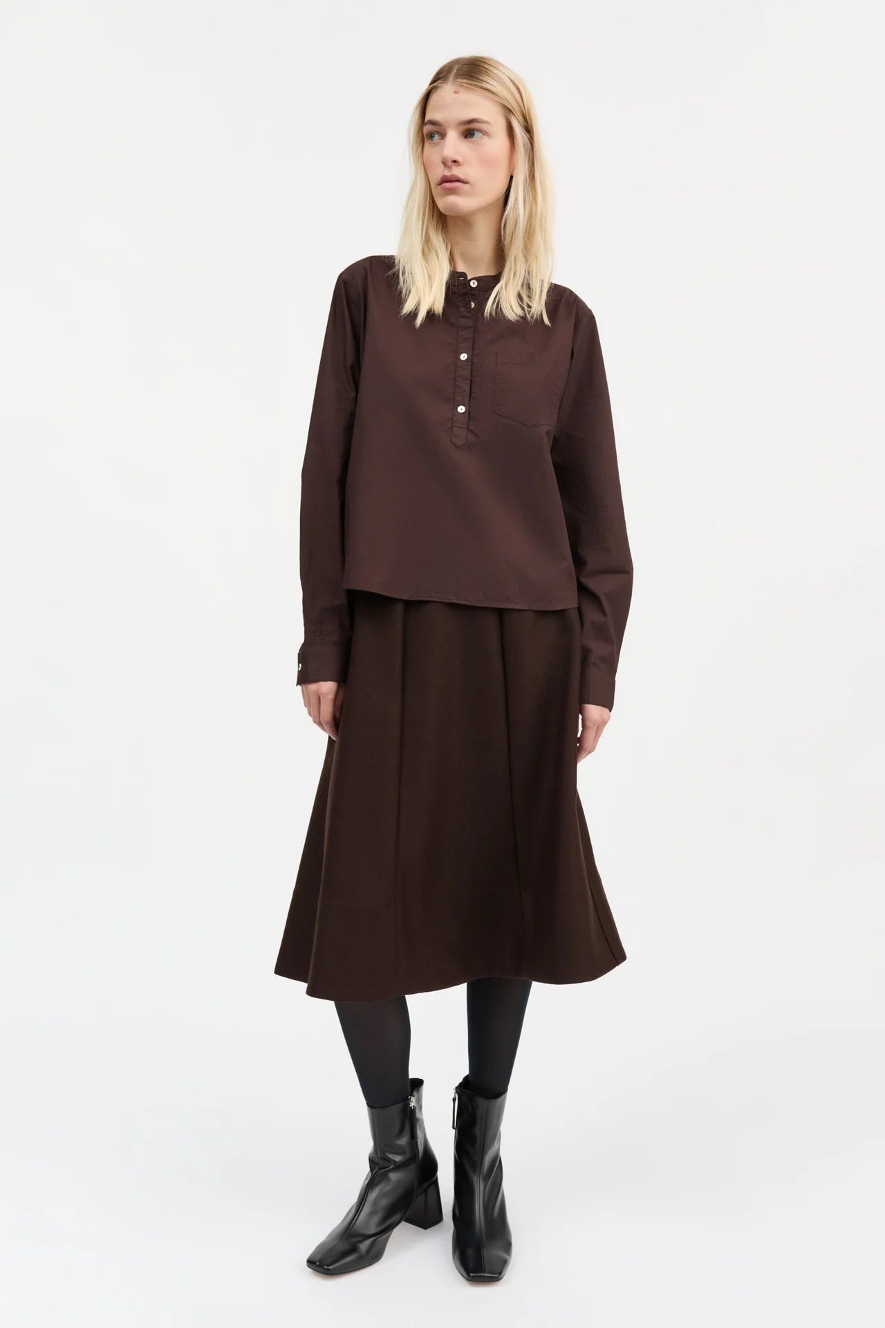 CAMISA Skall Studio AW25 Agnes dark brown