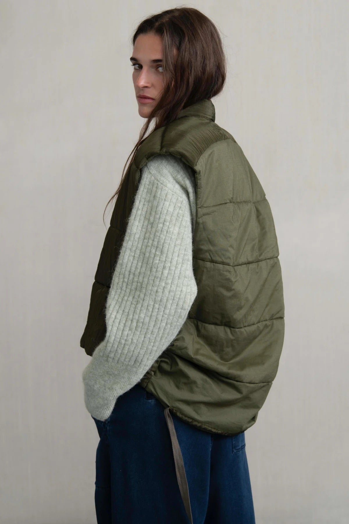CHAQUETA, CHALECO Humanoid AW25 Stabble jade