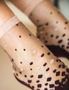 CALCETINES Atelier St Eustache  Nakameguro burdeos