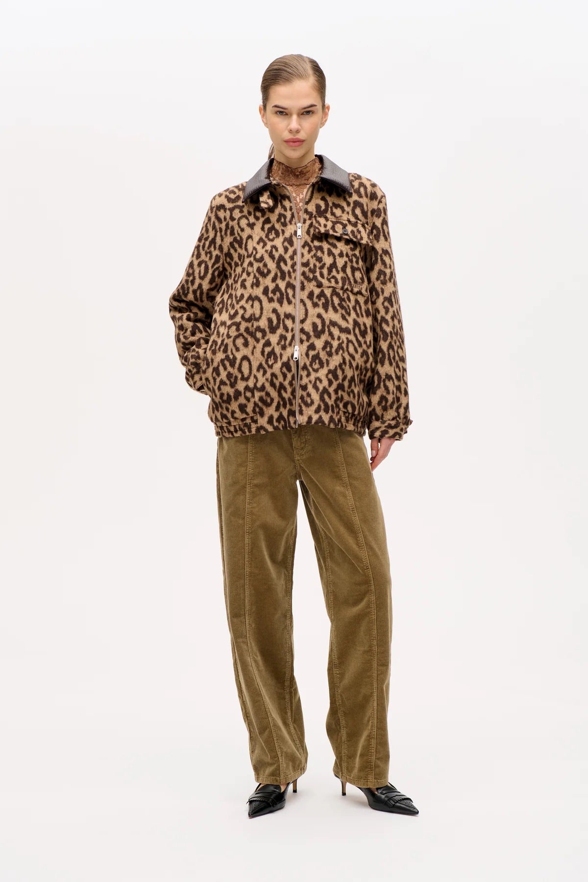 CHAQUETA Baum und Pferdgarten AW25 Beline camel leo