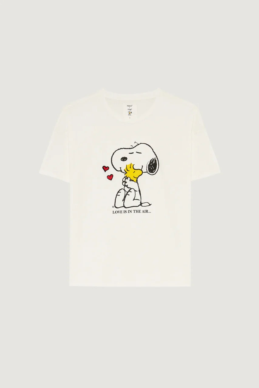 CAMISETA Five AW25 Snoopy love ricotta