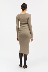 FALDA Skall Studio AW25 Amy skirt brown