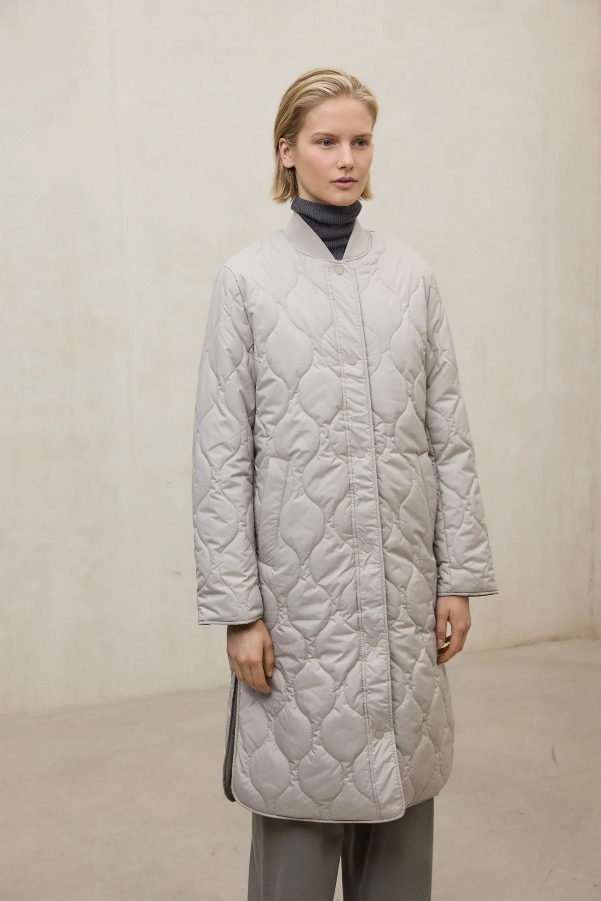 ABRIGO, CHAQUETA Ecoalf AW25 Tiago beige