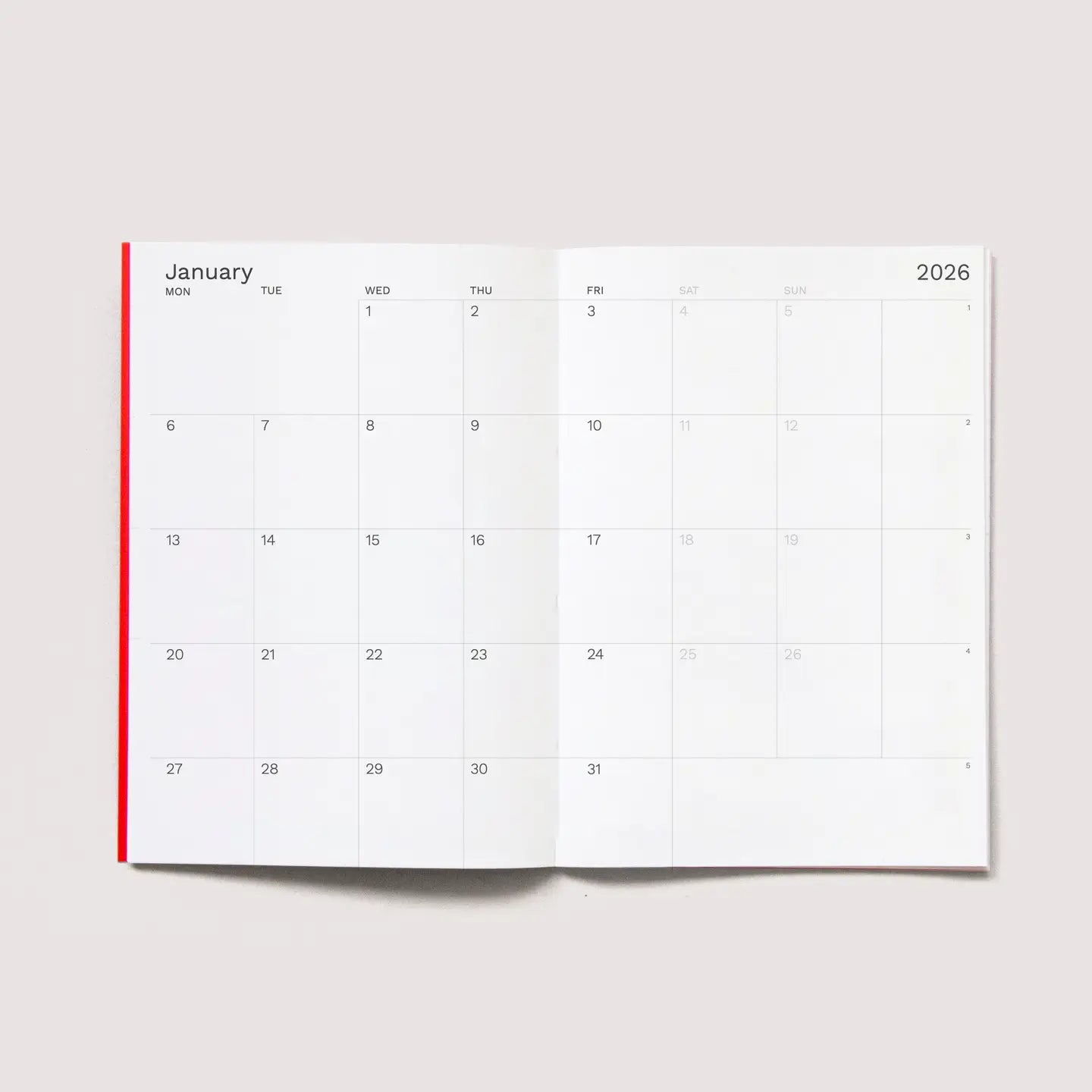 PLANNER Octagon 2026 monthly planner Small A5