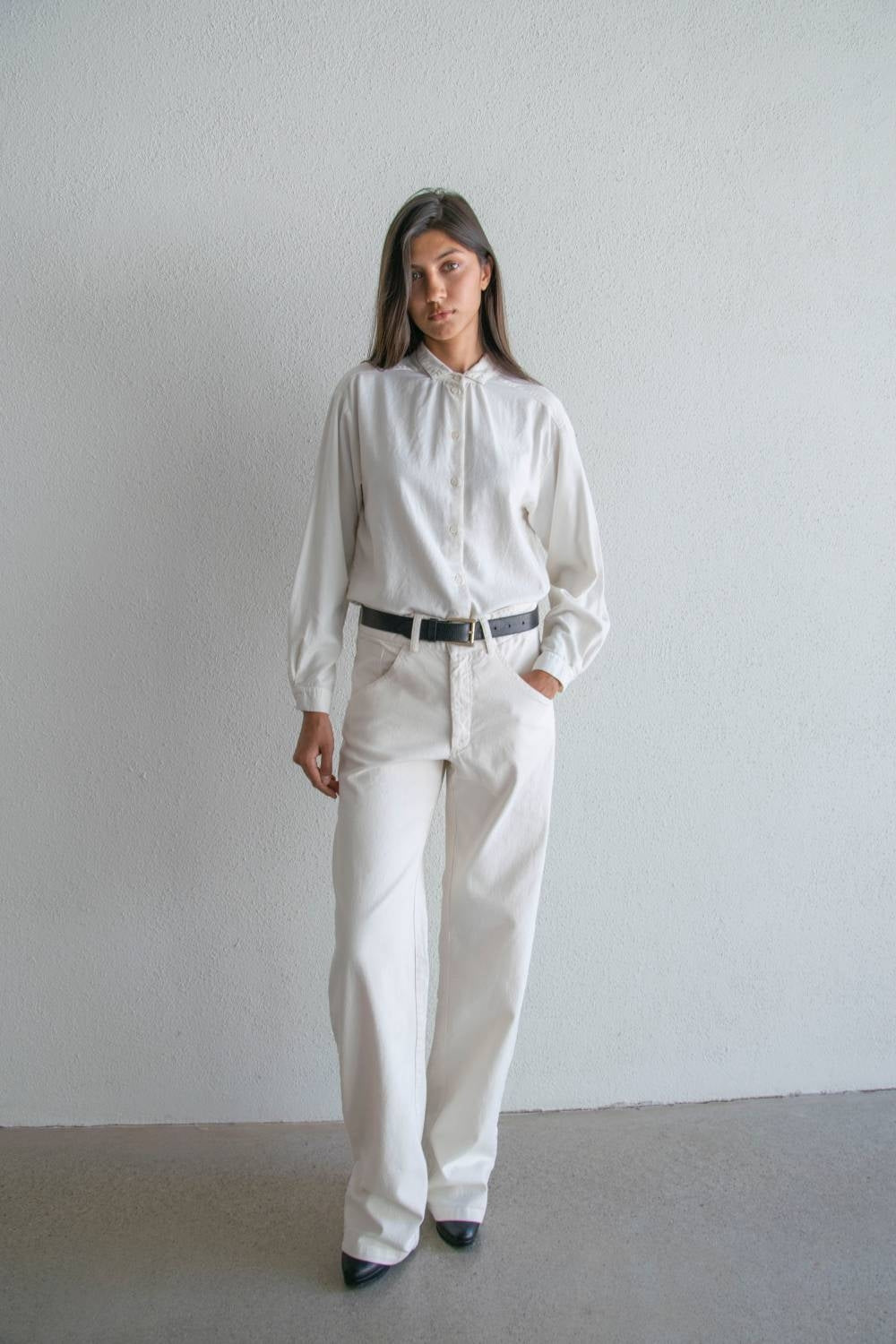 CAMISA The Avant AW25 Le Garçon blanco vintage