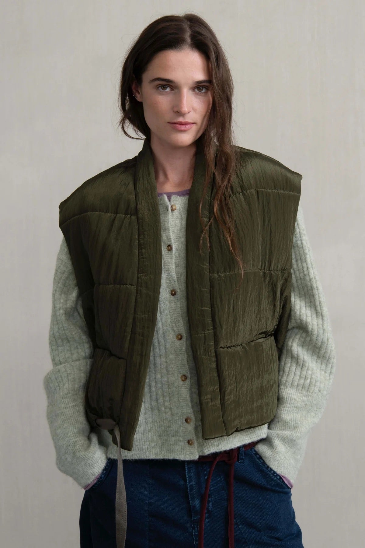 CHAQUETA, CHALECO Humanoid AW25 Stabble jade