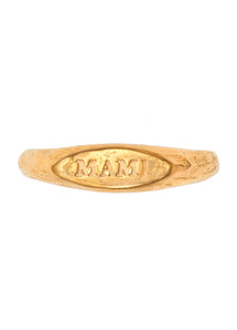 ANILLO Alhaja Cultstore sello mini mami oro
