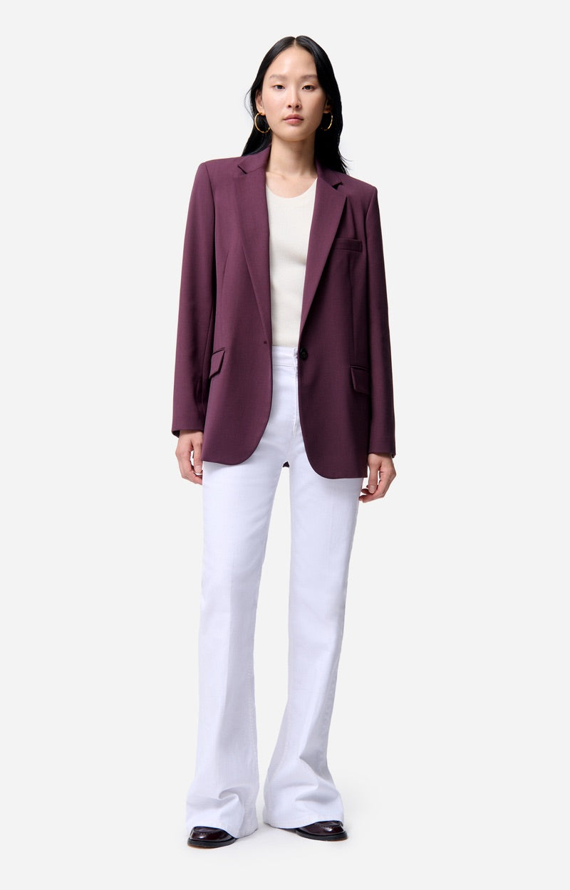 BLAZER, AMERICANA Vanessa Bruno AW25 Tilia burgundy