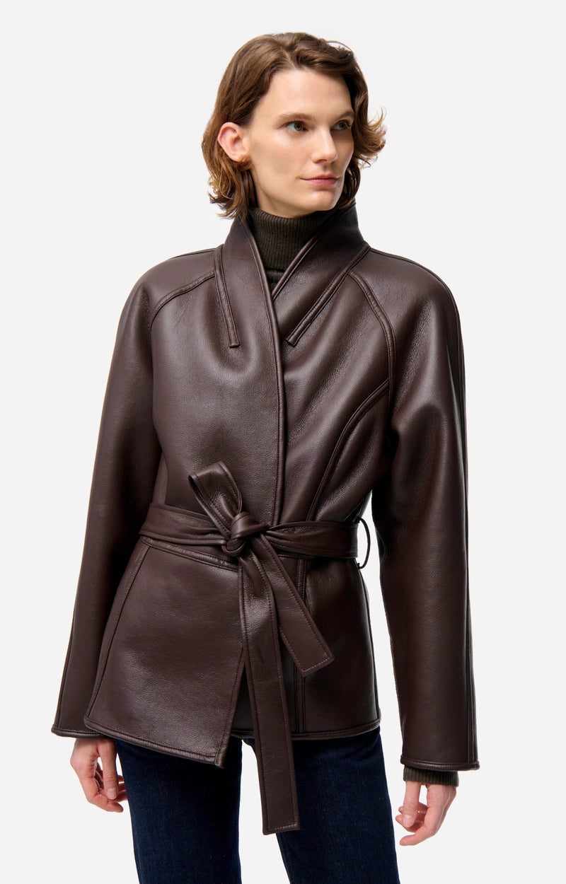 CHAQUETA, ABRIGO Vanessa Bruno AW25 Fur marrón