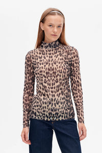 CAMISETA Baum und Pferdgarten AW25 Jodi brown leopard
