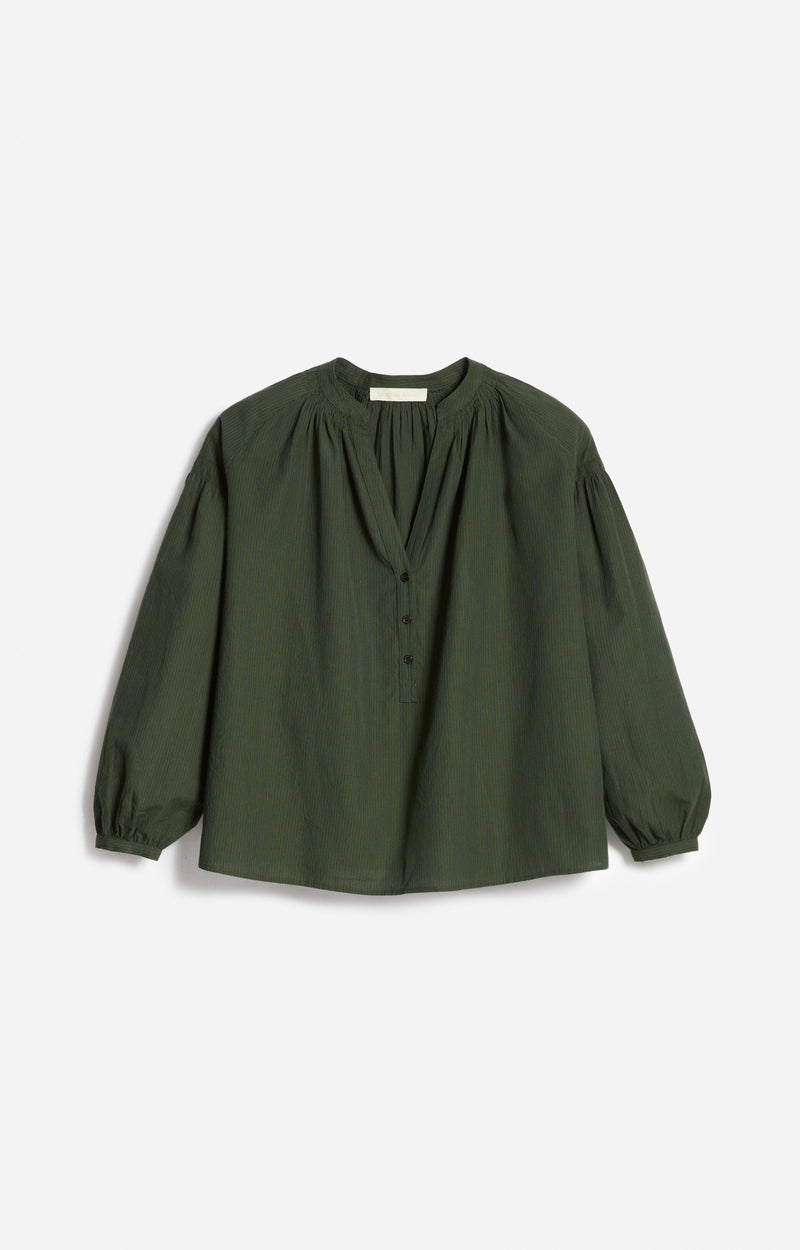 CAMISA Vanessa Bruno AW25 Nipoa vert fonce