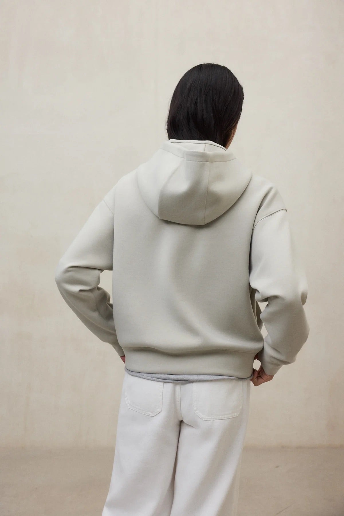 SUDADERA Ecoalf AW25 Arica beige