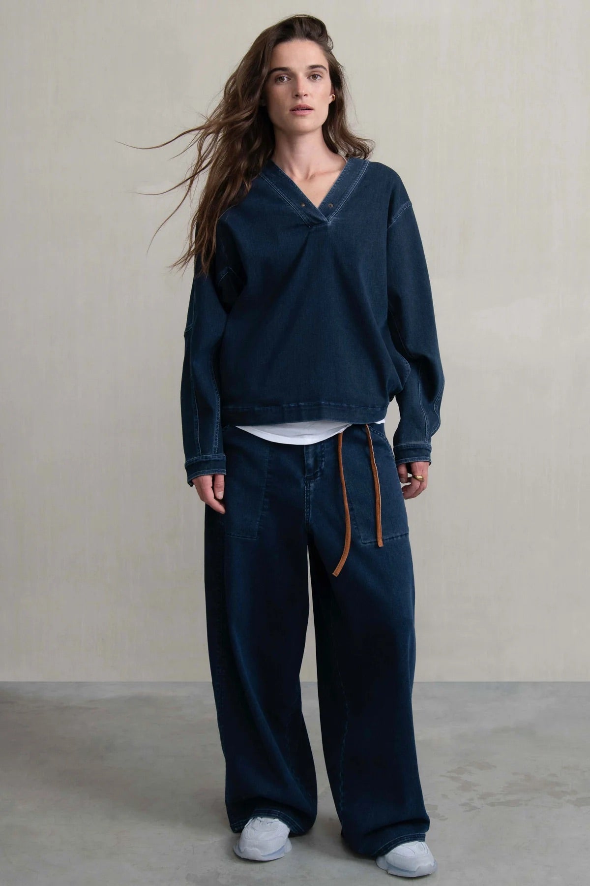 TOP, BLUSA Humanoid AW25 shift lapis