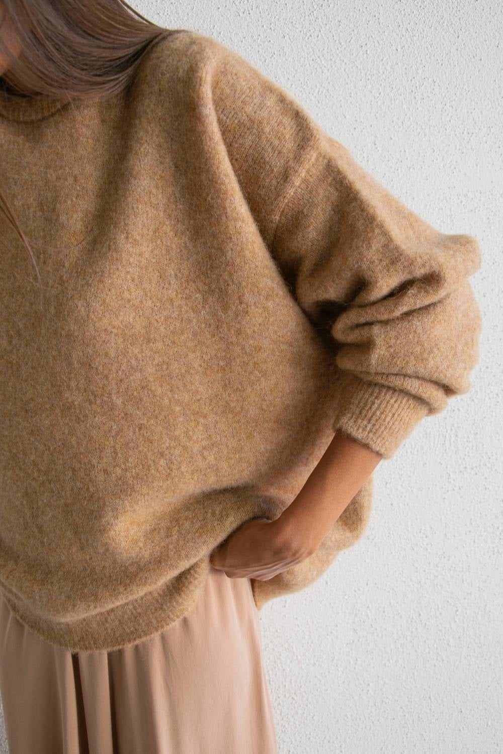 JERSEY The Avant AW25 Boyfriend camel