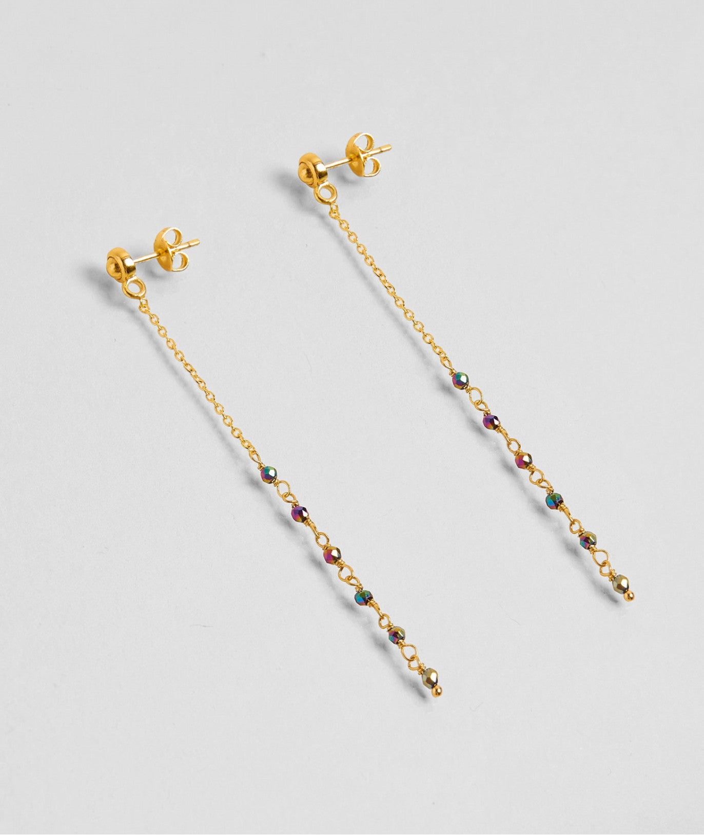 PENDIENTES Une a Une Goutte Asha hematite