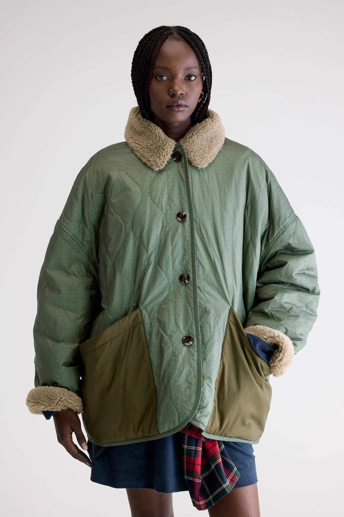 CHAQUETA Bellerose AW25 Hampton eucalyptus