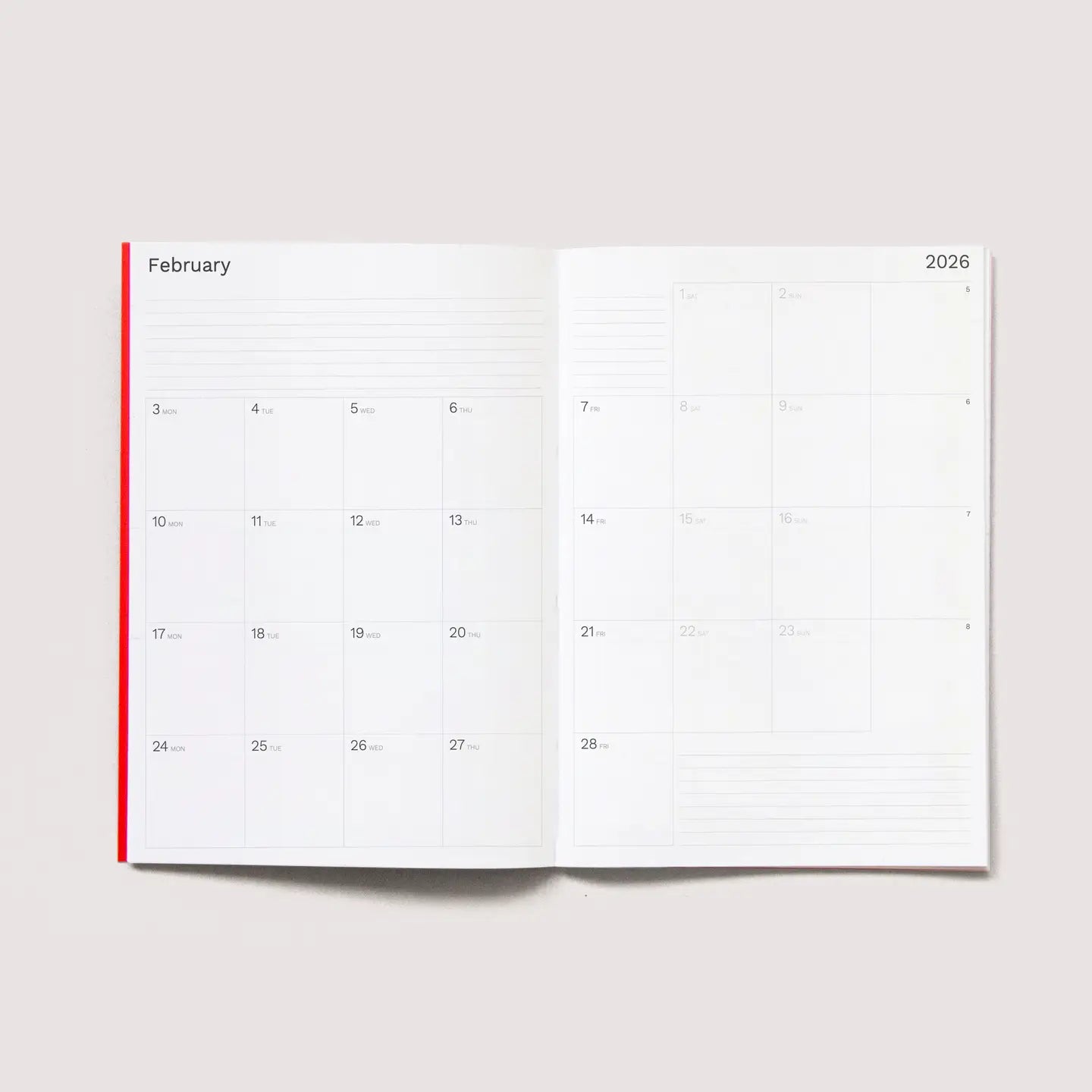PLANNER Octagon 2026 monthly planner big A4