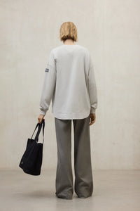 SUDADERA Ecoalf AW25 Elvas gris claro