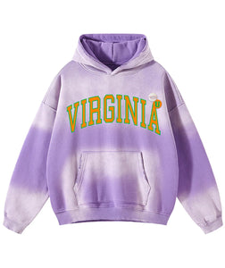 SUDADERA Newtone brand AW24 Skyler Virginia purple