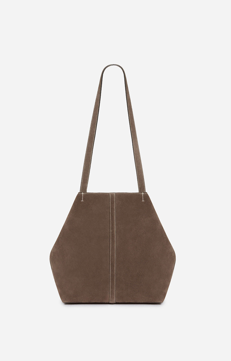 BOLSO Vanessa Bruno AW25 Cabas taupe pequeño