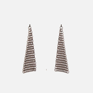 PENDIENTES Pascale lion B triangles coppery