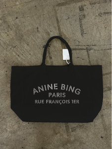BOLSO Anine Bing tote canvas blk
