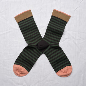 CALCETINES Bonne Maison False black striped