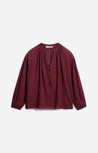 CAMISA Vanessa Bruno AW25 Nipoa burgundy