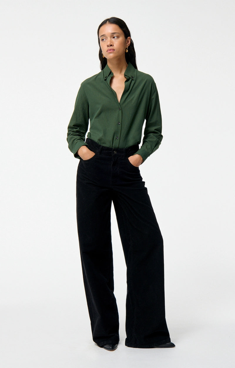 PANTALÓN Vanessa Bruno AW25 Bilbao noir pana