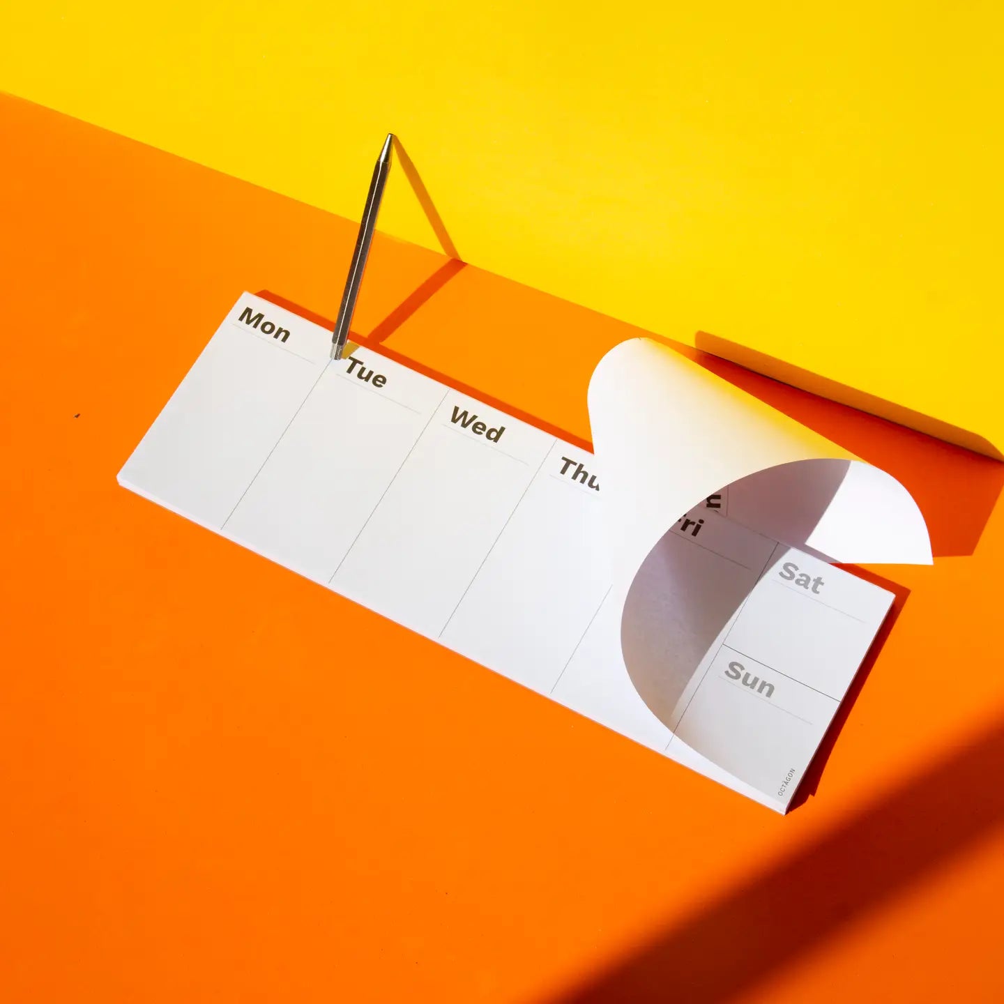 PLANNER Octagon plan your desk weekly planner