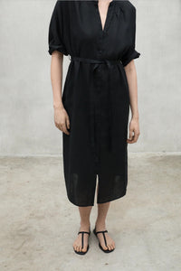 VESTIDO Ecoalf SS25 Lea long black