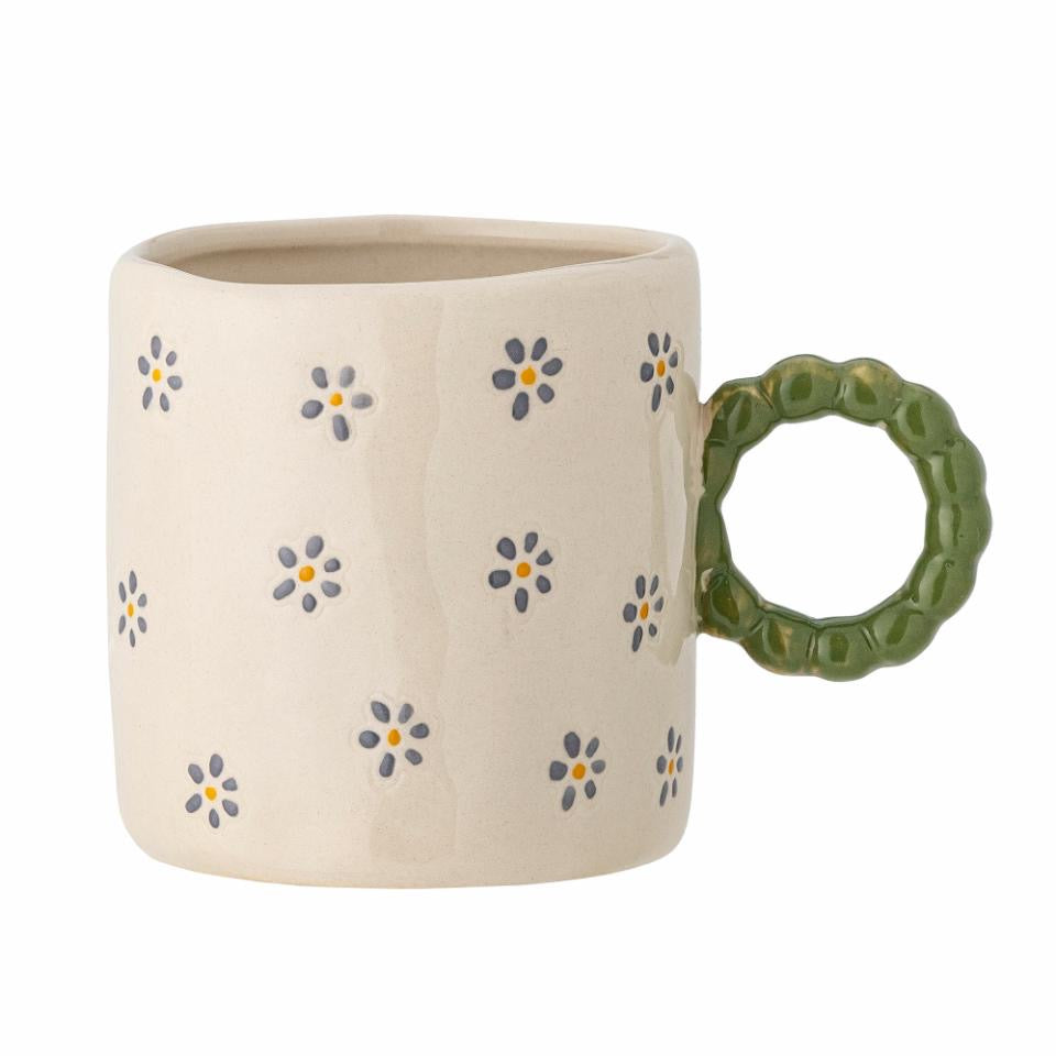 TAZA Nature stoneware Dorthea white