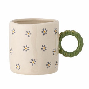 TAZA Nature stoneware Dorthea white
