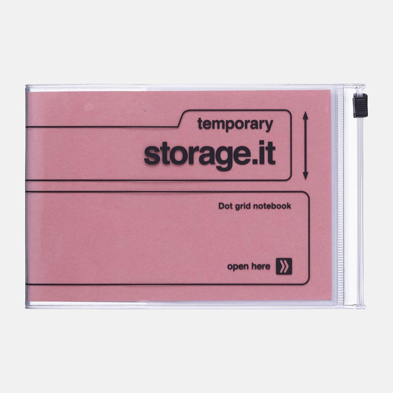 CUADERNO A6 ESCRITORIO, STORAGE.it - ROSA SALMÓN