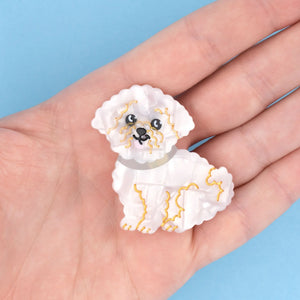 PASADOR pequeño de pelo BICHON
