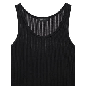 CAMISETA, TOP Anine Bing AW25 Eugene tank noir