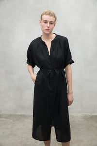 VESTIDO Ecoalf SS25 Lea long black