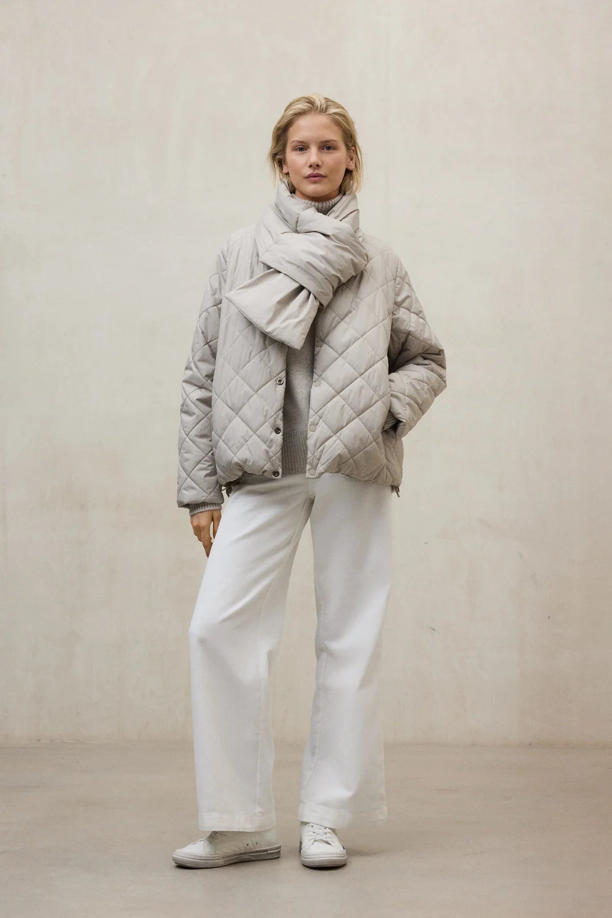 ABRIGO, CHAQUETA Ecoalf AW25 Geres beige