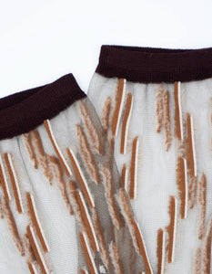 CALCETINES Atelier St Eustache Praline brune