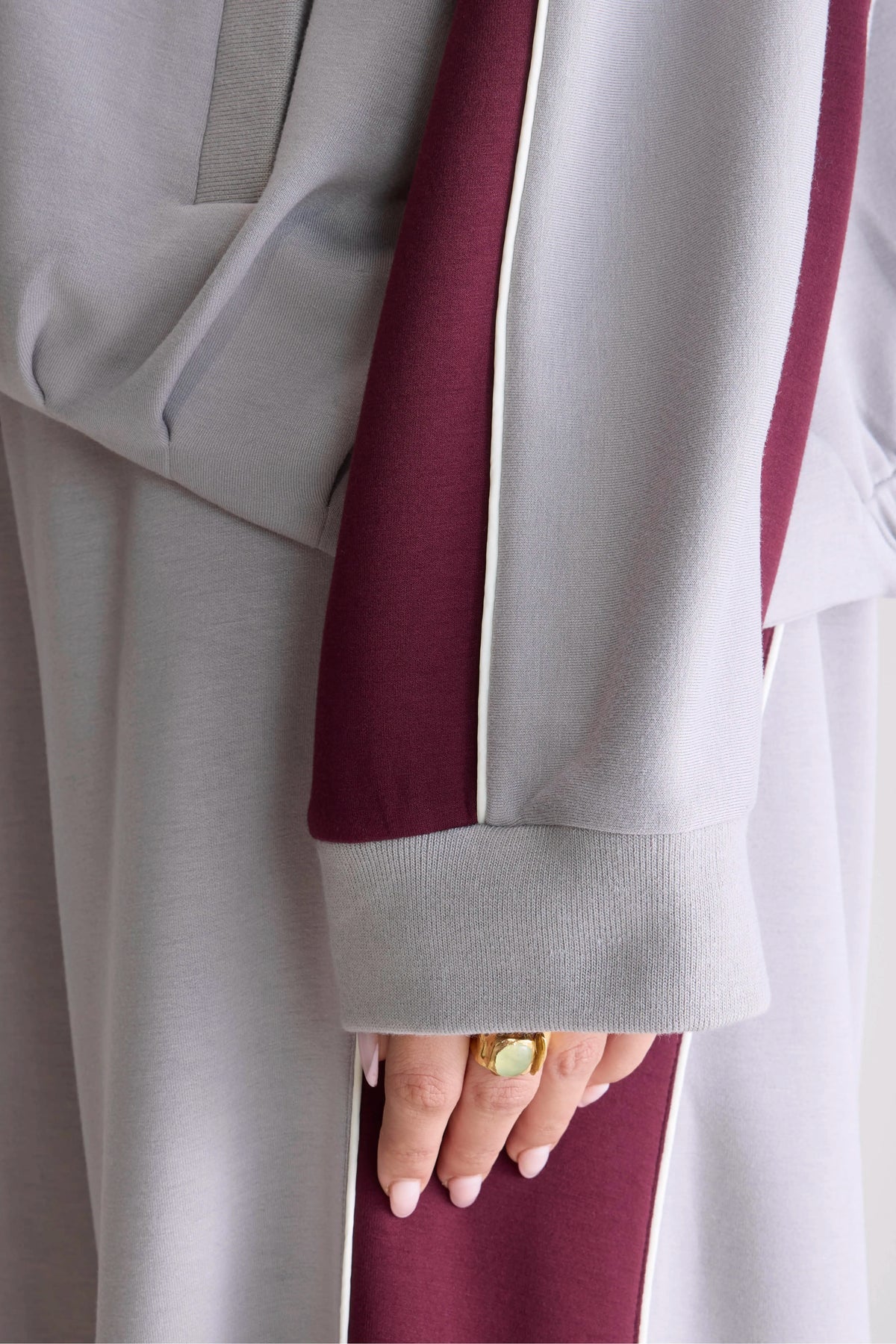 SUDADERA Bellerose AW25 Tallic zip