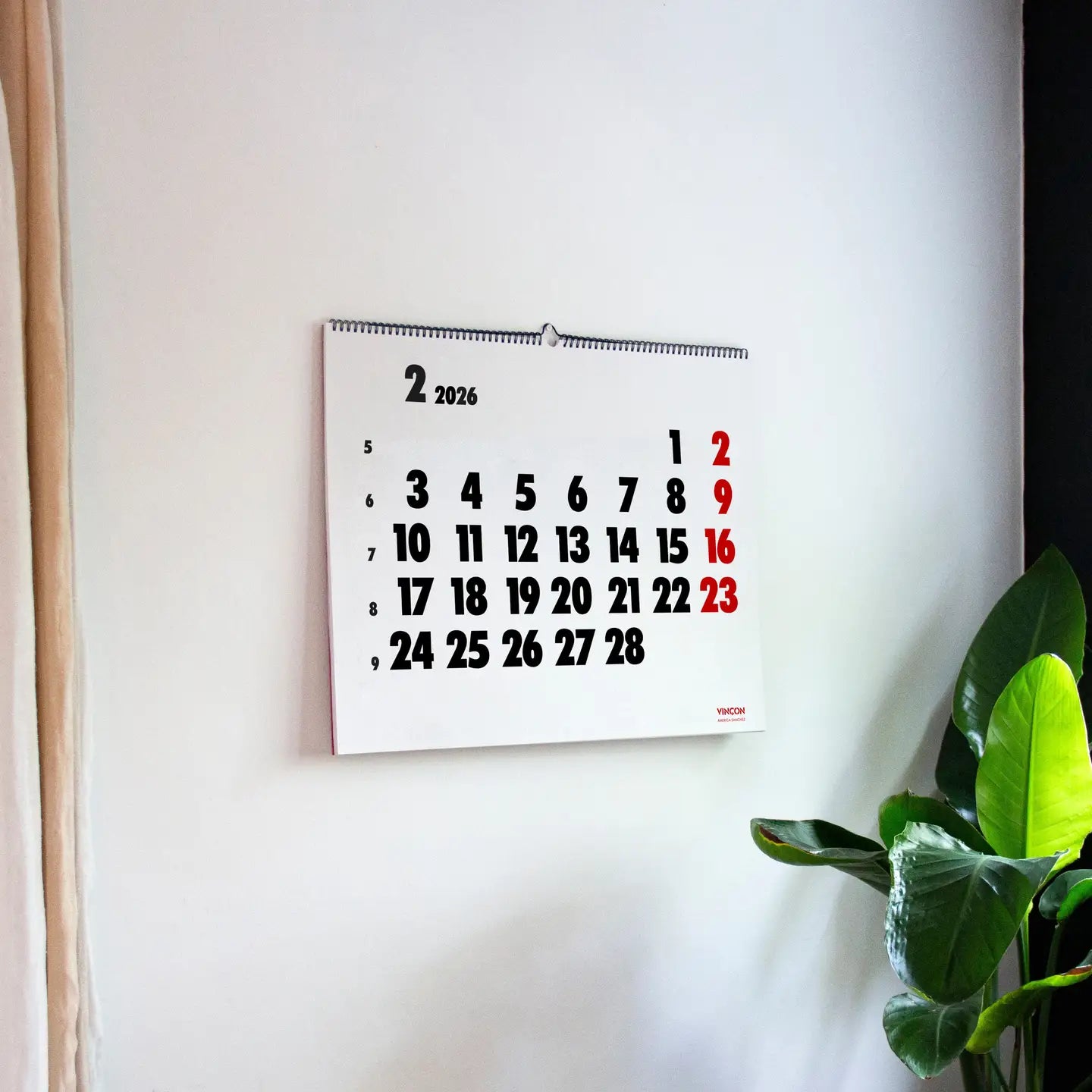 CALENDARIO Vinçon wall calendar 2026