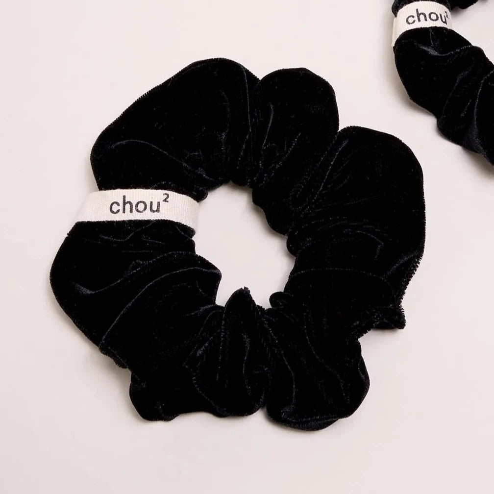 COLETERO Grand Chouchou terciopelo noir