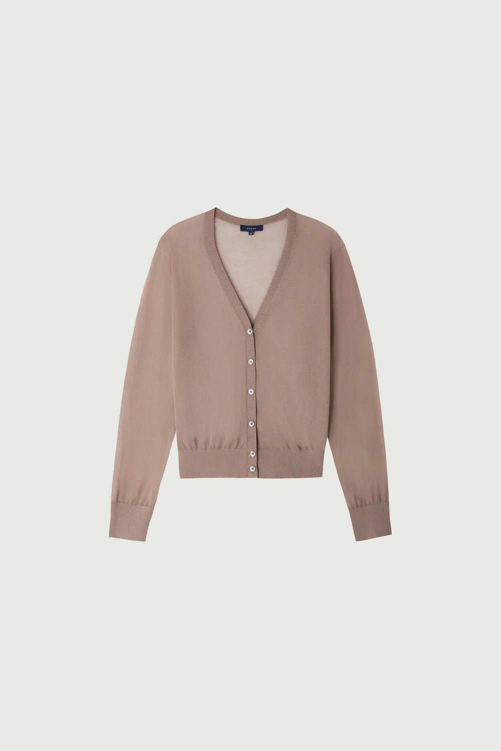 CARDIGAN de PUNTO Soeur AW25 Etreat taupe