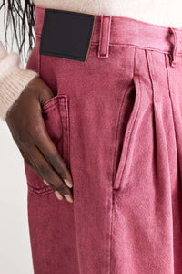 DENIM, JEANS Bellerose AW25 Pops wine stone